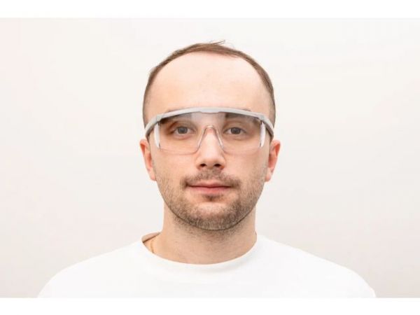 Очки открытые JETA SAFETY Aurora прозрачные(с боковой защитой и регулировкой длины дужек)