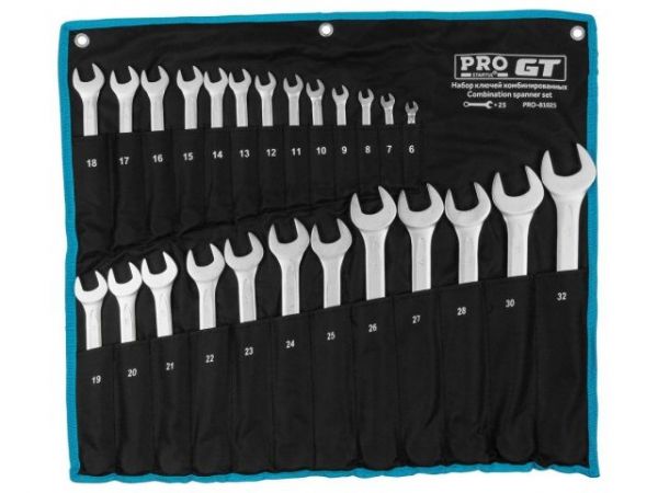 Набор ключей комбинир. 6-32мм 25шт PRO STARTUL GT (PRO-81025)(полотно, 6-28,30,32)