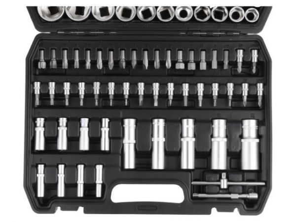 Набор головок и бит 108пр. TREK(1/4', 1/2', 6 граней)