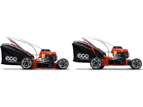 Газонокосилка бензиновая ECO LG-634 самоходная(4.0 л.с., шир. 46 см, самоходная, мульчир., стальн.корпус, травосборник 50 л)