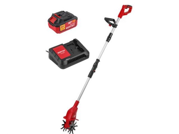 Культиватор WORTEX CRC 3018 XLT SET(18 В, шир. 10,5 см.)