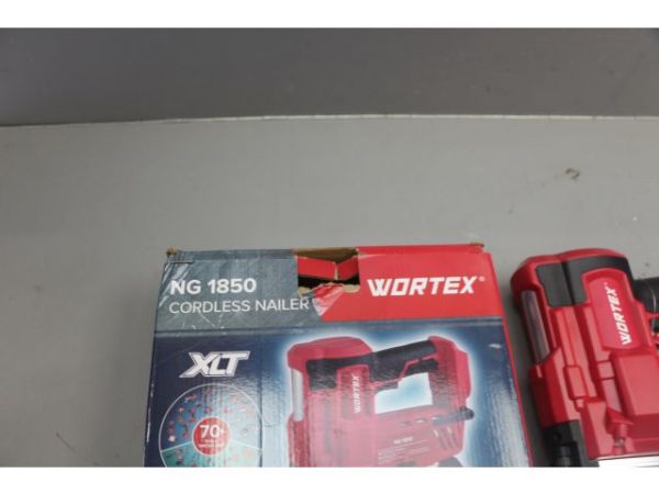 Гвоздезабиватель WORTEX NG 1850 в кор. ALL1 XLT SOLO, 18 В, 15-50 мм, 100 в мин., 100 шт. у(тип гвоздей: 18GA)