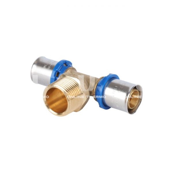 Тройник с наружной резьбой APE ARL2004202, 20х3/4"х20, пресс-фитинг