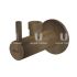 Угловой вентиль с фильтром Alcaplast ARV003-ANTIC, 1/2" × 1/2", круглый, антик, с розеткой