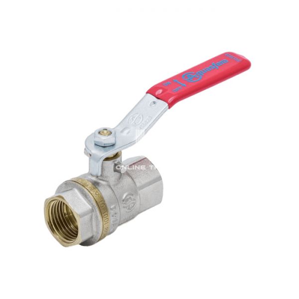 Кран шаровый Aquasfera Euro 1001-02, ВР 3/4", полнопроходной, ручка-рычаг