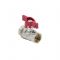 Кран шаровый Aquasfera Euro 1002-02, ВР 3/4", полнопроходной, ручка-бабочка