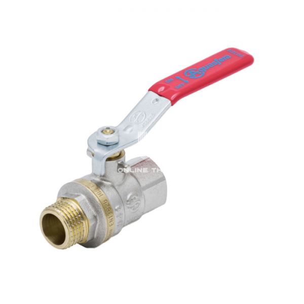 Кран шаровый Aquasfera Euro 1003-04, ВР-НР 1 1/4", полнопроходной, ручка-рычаг