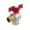 Кран шаровый угловой Aquasfera Euro1009-01, ВР-НР 1/2", полнопроходной, ручка-бабочка