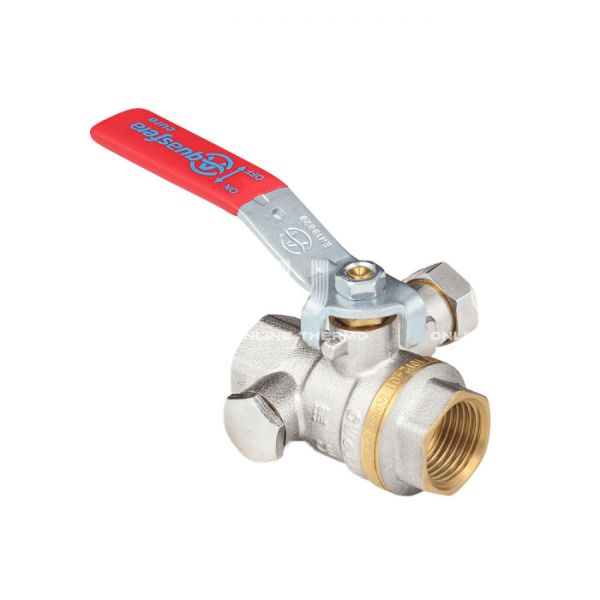 Кран шаровый Aquasfera Euro 1012-02, ВР 3/4", полнопроходной, ручка-рычаг