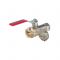 Кран шаровый Aquasfera Euro 1014-01, ВР 1/2", полнопроходной, ручка-рычаг