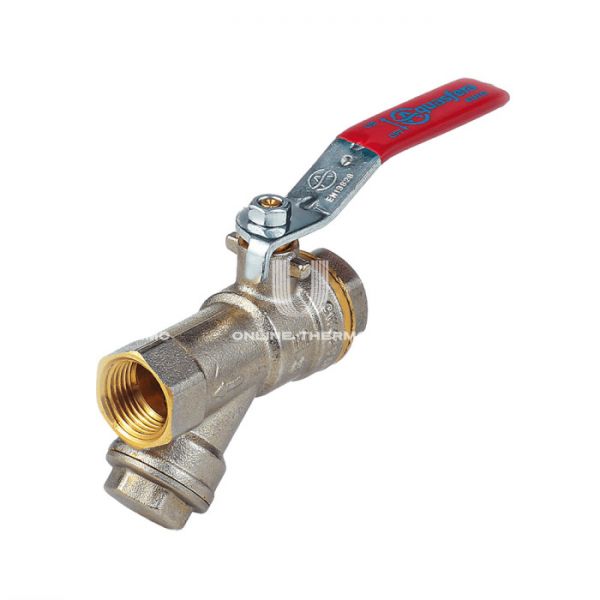 Кран шаровый Aquasfera Euro 1014-02, ВР 3/4", полнопроходной, ручка-рычаг