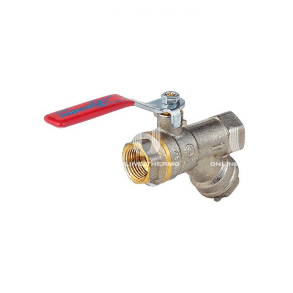 Кран шаровый Aquasfera Euro 1014-03, ВР 1", полнопроходной, ручка-рычаг
