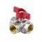 Кран шаровый Aquasfera Euro 1021-01, ВР 1/2", полнопроходной, ручка-бабочка