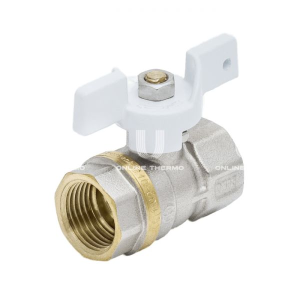 Кран шаровый Aquasfera Standard 1102-01, ВР 1/2", полнопроходной, ручка-бабочка