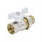 Кран шаровый Aquasfera Standard 1107-01, ВР-НР 1/2", полнопроходной, ручка-бабочка