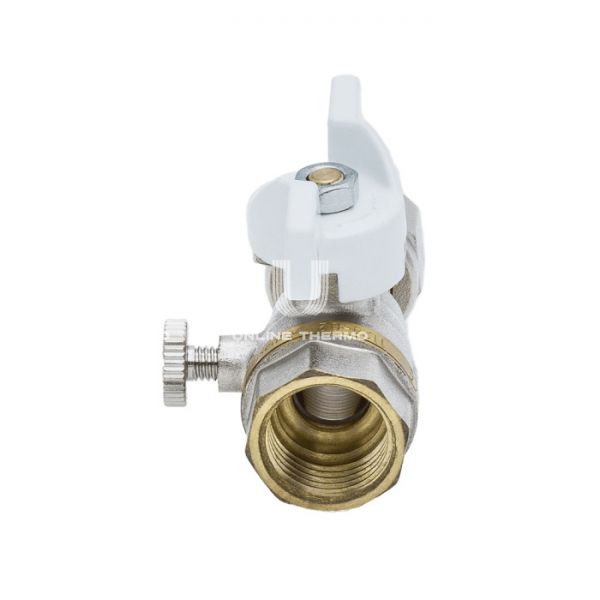 Кран запорный трехходовой Aquasfera Standard 1124-01, ВР-НГ 1/2"×1/4, для манометра