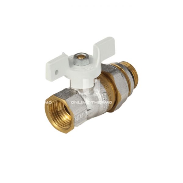 Кран шаровый Aquasfera Standard 1127-01, ВР-НР 1/2", полнопроходной, ручка-бабочка