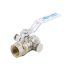 Кран шаровый Aquasfera Standard 1132-02, ВР 3/4", ручка-рычаг