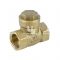 Горизонтальный обратный клапан Aquasfera 3004-01 ВР 1/2", с латунным диском