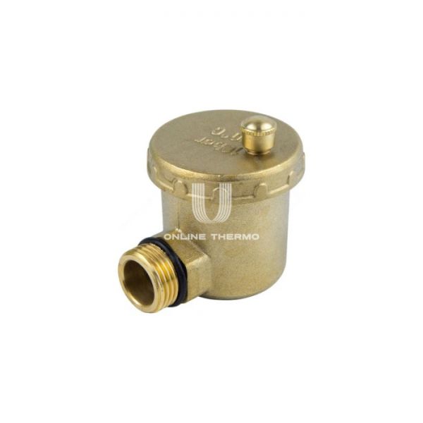 Автоматический воздухоотводчик Aquasfera 5004-01 НР 1/2", угловой, вертикальный выпуск, с уплотнением o-ring