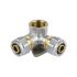 Угольник настенный (водорозетка) Aquasfera 7010-01, 1/2"×16 мм, компрессионный
