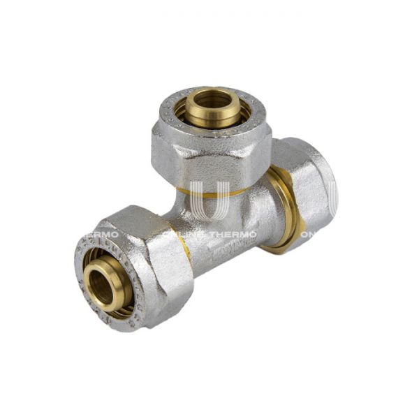 Тройник равносторонний Aquasfera 7011-04, 32 мм, компрессионный