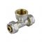 Тройник с внутренней резьбой Aquasfera 7013-02, 3/4"×20 мм, компрессионный