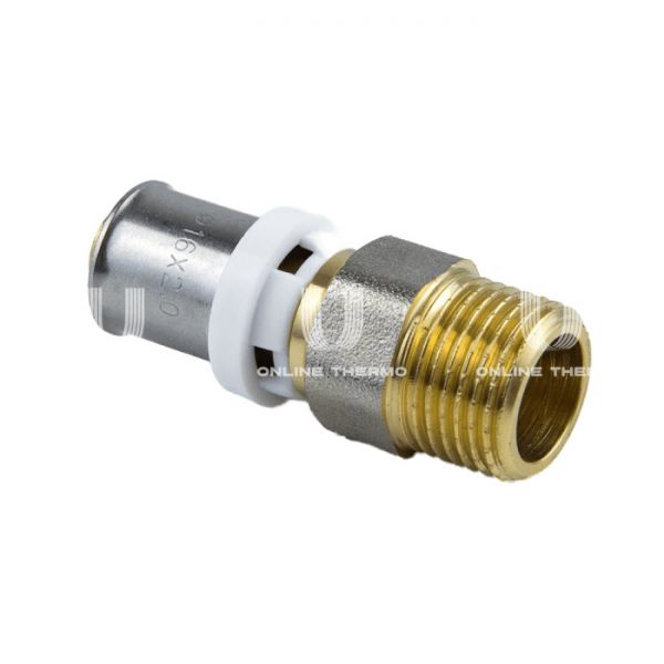 Муфта с наружной резьбой Aquasfera 8001-01, 1/2"×16 мм, пресс-фитинг