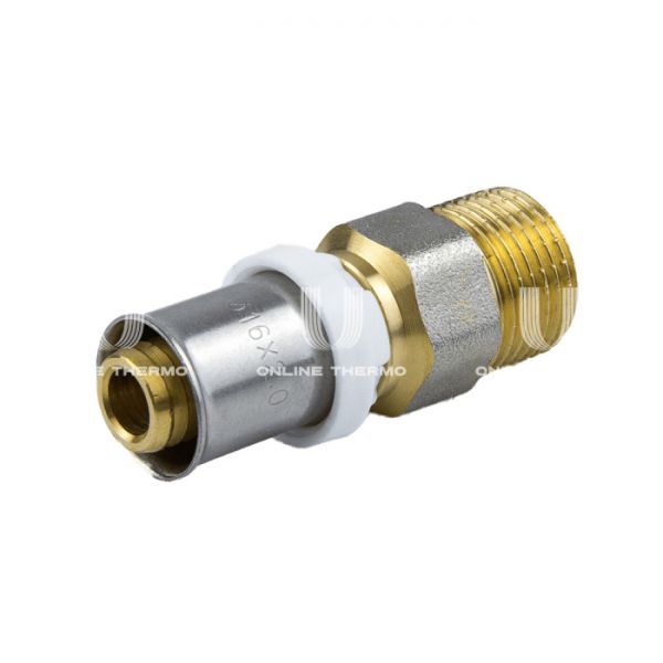 Муфта с наружной резьбой Aquasfera 8001-02, 3/4"×16 мм, пресс-фитинг