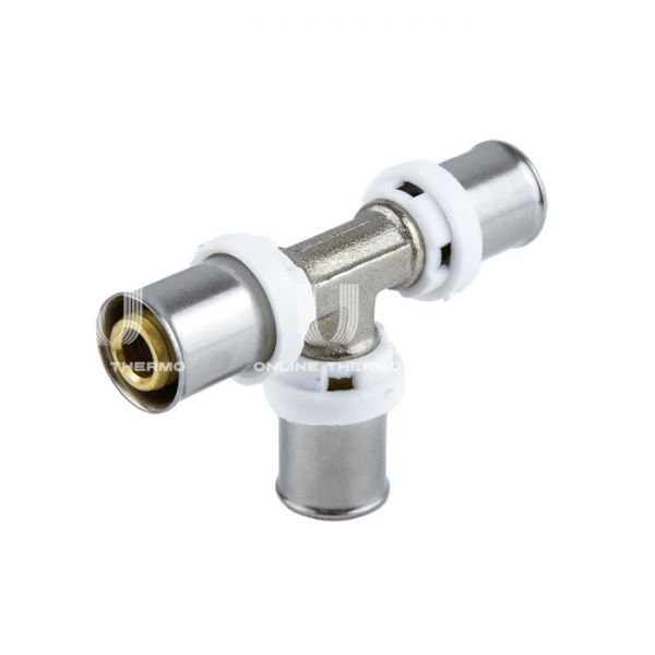 Тройник равнопроходной Aquasfera 8009-01, 16 мм, пресс-фитинг