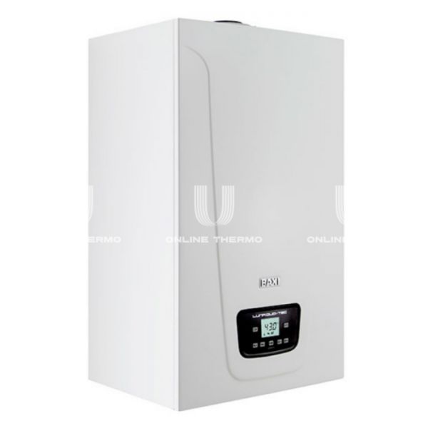 Настенный газовый конденсационный котел Baxi LUNA DUO-TEC E 40 A7720028, двухконтурный, закрытая камера, 32 кВт