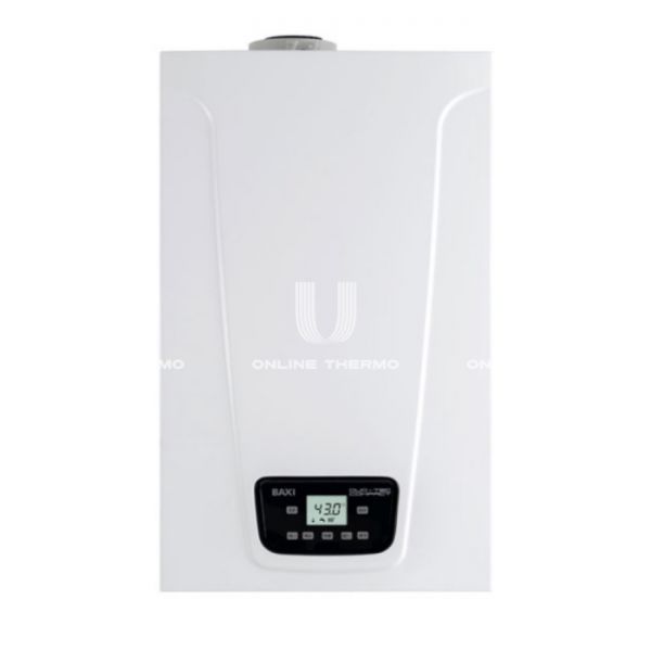 Настенный газовый конденсационный котел Baxi DUO-TEC COMPACT 24 GA A7722038, двухконтурный, закрытая камера, 20 кВт
