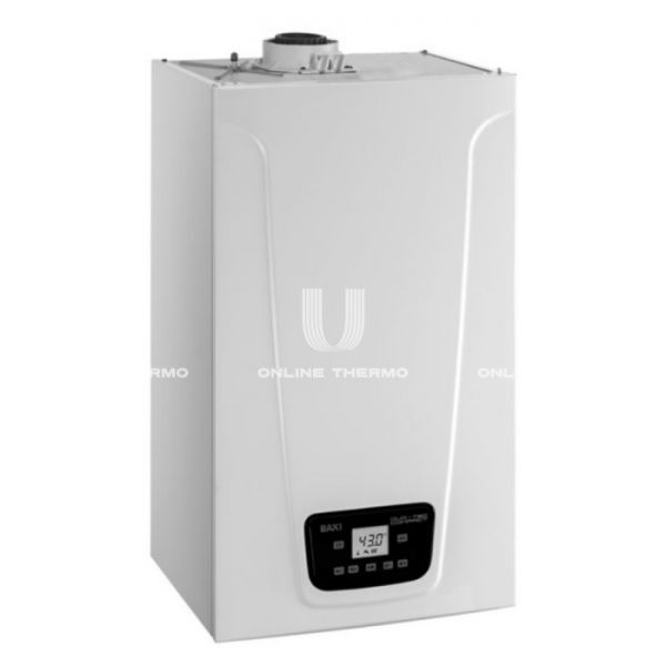 Настенный газовый конденсационный котел Baxi DUO-TEC COMPACT 28 GA A7722039, двухконтурный, закрытая камера, 24 кВт