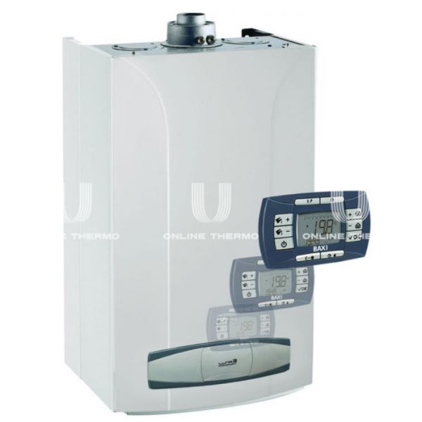 Настенный газовый котел Baxi LUNA-3 COMFORT 1.240 Fi CSE45524358-, одноконтурный, закрытая камера, 25 кВт, выносная панель управления
