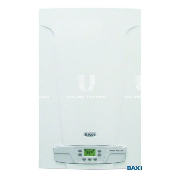 Настенный газовый котел Baxi ECO Four (ECOFOUR) 1.24 F CSE46524354-, одноконтурный, закрытая камера, 24 кВт, компактный