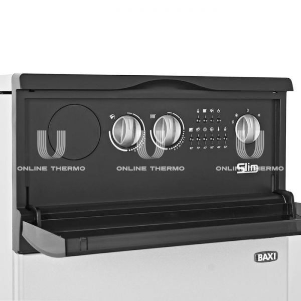 Напольный чугунный газовый котел Baxi SLIM 1.230 FiN 4E WSB43523347-, одноконтурный, закрытая камера, 22.1 кВт, без насоса и расширительного бака