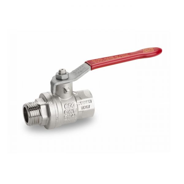 Кран шаровый Bonomi S90E20 ВР-НР 3/4", полнопроходной, ручка-рычаг