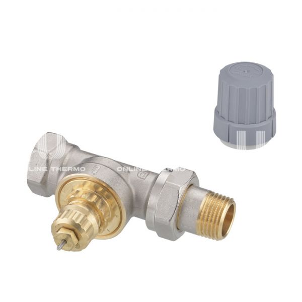 **Термостатический клапан (терморегулятор) Danfoss 013G7024 RTR-G DN15 1/2" ВР-НР, прямой, для однотрубных систем, с преднастройкой