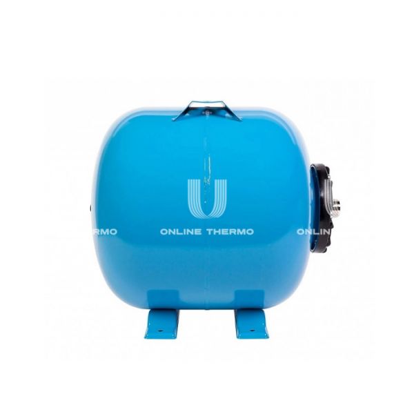 *Гидроаккумулятор (расширительный бак) для водоснабжения Джилекс ГП 24, 24 литра синий, горизонтальный на ножках