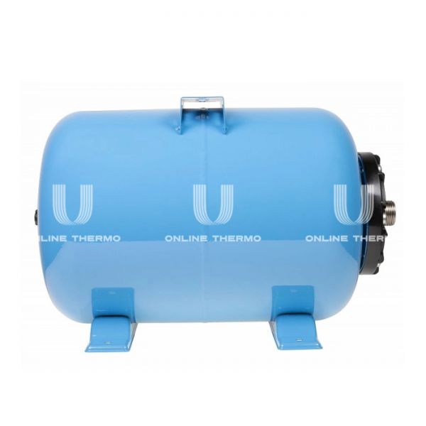 Гидроаккумулятор (расширительный бак) для водоснабжения Джилекс ГП 24 к, 24 литра синий, горизонтальный на ножках