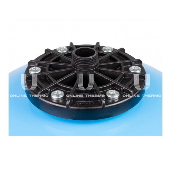 Гидроаккумулятор (расширительный бак) для водоснабжения Джилекс ГП 35, 35 литров синий, горизонтальный на ножках