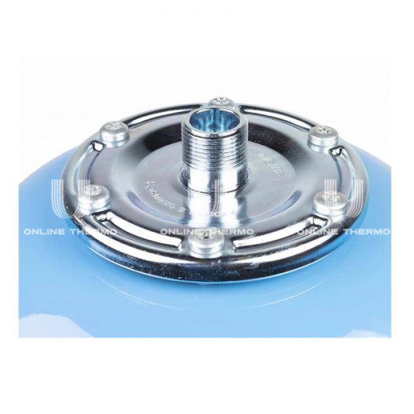 Гидроаккумулятор (расширительный бак) для водоснабжения Джилекс Г 50, 50 литров синий, горизонтальный на ножках