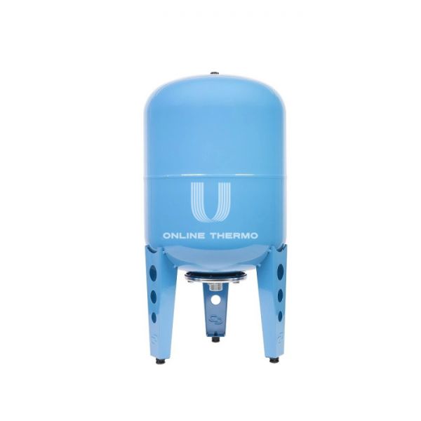 *Гидроаккумулятор (расширительный бак) для водоснабжения Джилекс В 50, 50 литров синий, вертикальный на ножках