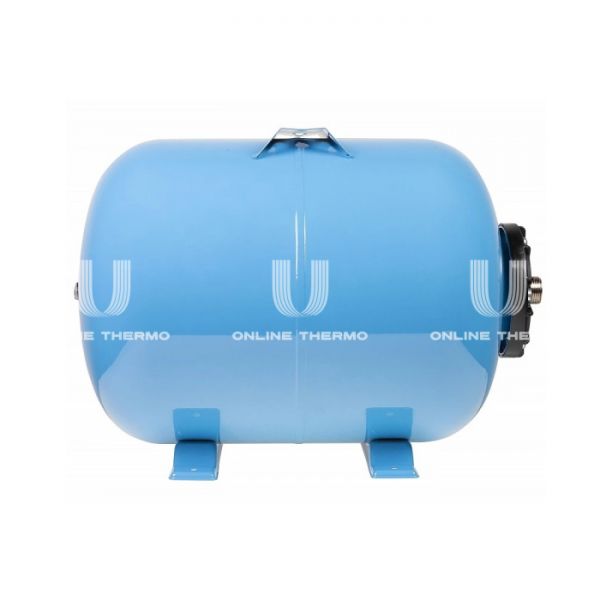 Гидроаккумулятор (расширительный бак) для водоснабжения Джилекс ГП 50 к, 50 литров синий, горизонтальный на ножках