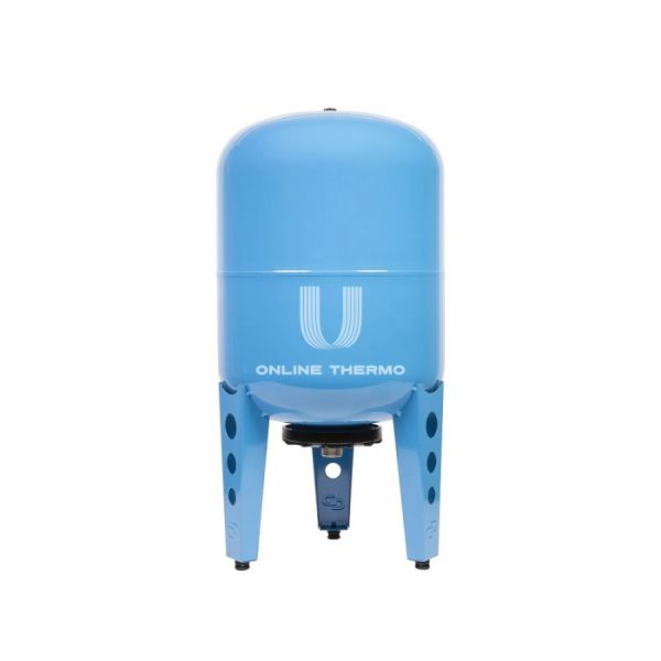 Гидроаккумулятор (расширительный бак) для водоснабжения Джилекс ВП 50 к, 50 литров синий, вертикальный на ножках