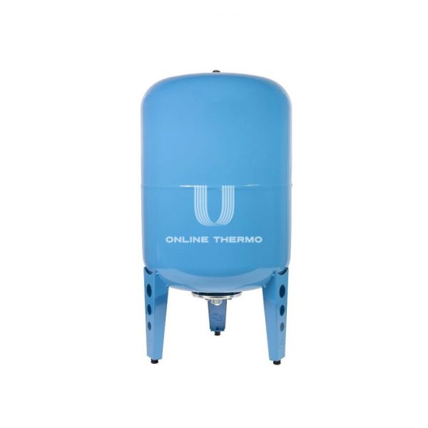 Гидроаккумулятор (расширительный бак) для водоснабжения Джилекс В 100, 100 литров синий, вертикальный на ножках