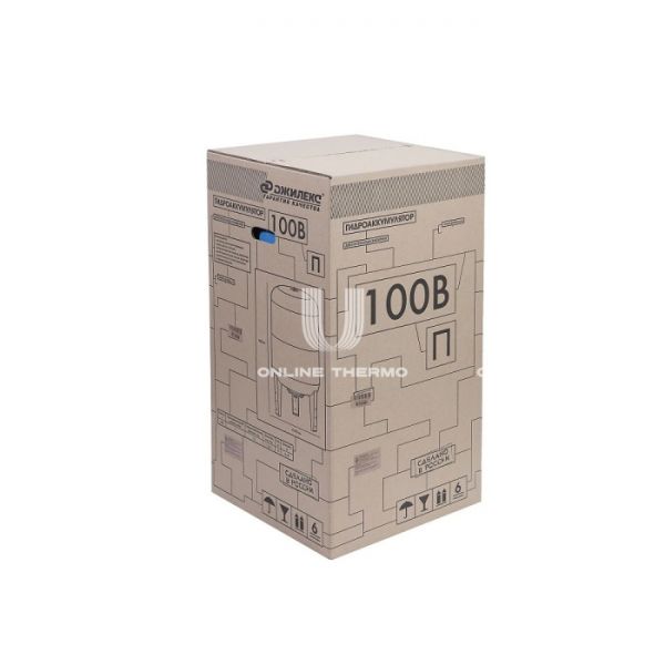 Гидроаккумулятор (расширительный бак) для водоснабжения Джилекс ВП 100 к, 100 литров синий, вертикальный на ножках