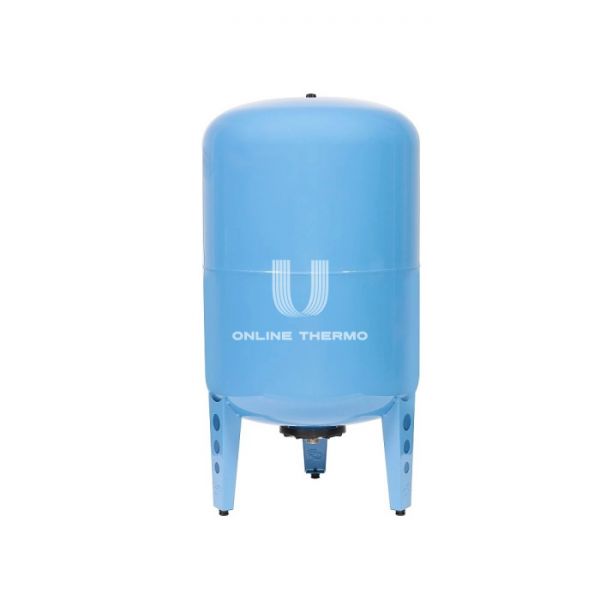 *Гидроаккумулятор (расширительный бак) для водоснабжения Джилекс ВП 150 к, 150 литров синий, вертикальный на ножках