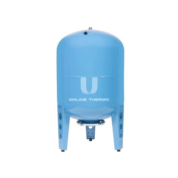 Гидроаккумулятор (расширительный бак) для водоснабжения Джилекс В 200, 200 литров синий, вертикальный на ножках