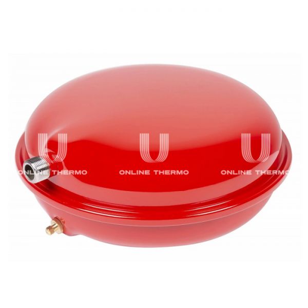 Расширительный бак для отопления Джилекс В 8 F, 8 литров, красный, вертикальный, плоский